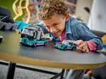 LEGO City - Set de Constructeur Voiture de Course et Camion de Transport de Voitures - 60406
