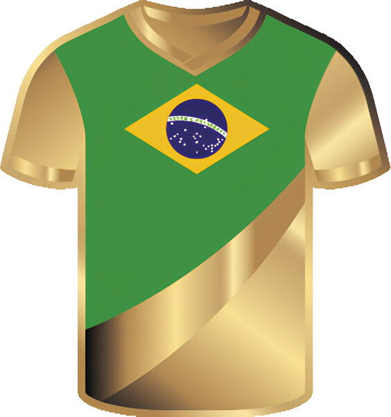 Pièce de monnaie en Or 3000 Francs g 0.031 (1/1000 oz) Millésime Gold Gift BRAZIL JERSEY