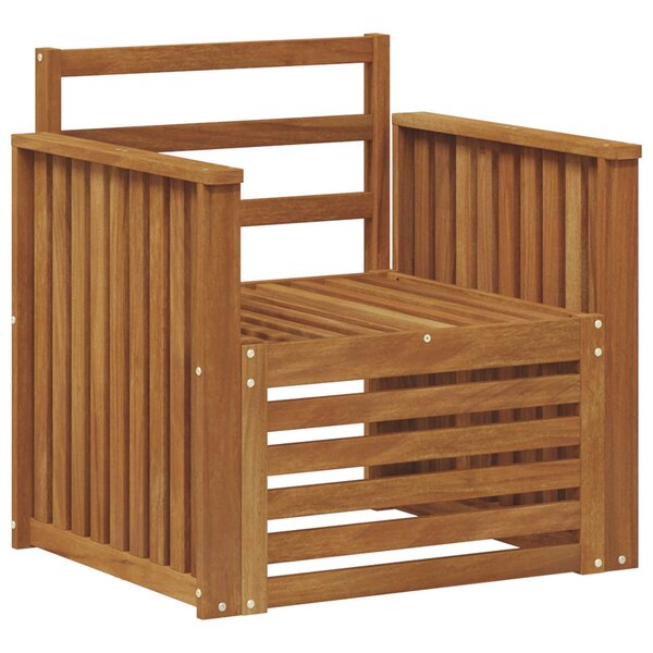 vidaXL Canapé d’extérieur Bois d'Acacia Massif Naturel