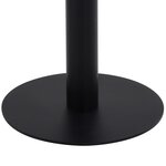vidaXL Table de bistro Marron foncé 50x50 cm MDF