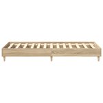 vidaXL Cadre de lit sans matelas chêne sonoma 90x200 cm