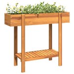 vidaXL Lit surélevé de jardin 90x30x75 cm bois massif acacia