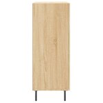 vidaXL Buffet chêne sonoma 69 5x34x90 cm bois d'ingénierie