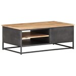 vidaXL Table basse 90x50x35 cm Bois d'acacia massif