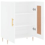 vidaXL Buffet blanc 69 5x34x90 cm bois d'ingénierie