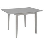 vidaXL Mobilier de salle à manger 5 Pièces MDF Gris