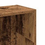 vidaXL Bibliothèque vieux bois 80x24x109 cm bois d'ingénierie
