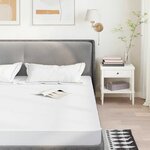 vidaXL Protège-matelas blanc 100x220 cm imperméable