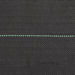 vidaXL Membrane anti-mauvaises herbes noir 1x25 m PP