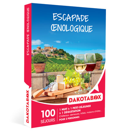 DAKOTABOX - Coffret Cadeau Escapade œnologique - Séjour
