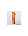 THIRARD - Plaque de signalisation 3  marquage blanc sur fond noir  panneau ABS à visser  56x120mm