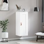 vidaXL Armoire murale blanc 34 5x34x90 cm bois d'ingénierie