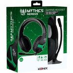 Casque-Micro Gaming - KONIX - Mythics Nemesis - Noir et Vert - Xbox One et Xbox Series