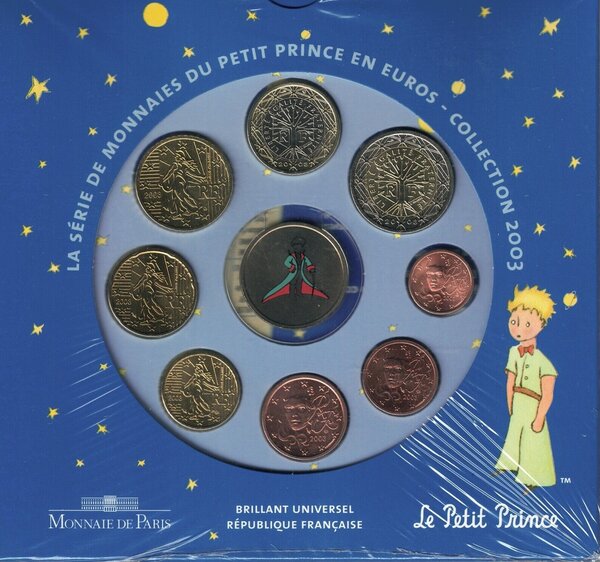 Coffret série euro BU France 2004 (Le Petit Prince)