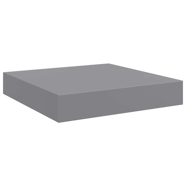 vidaXL Étagère flottante murale gris 23x23 5x3 8 cm MDF