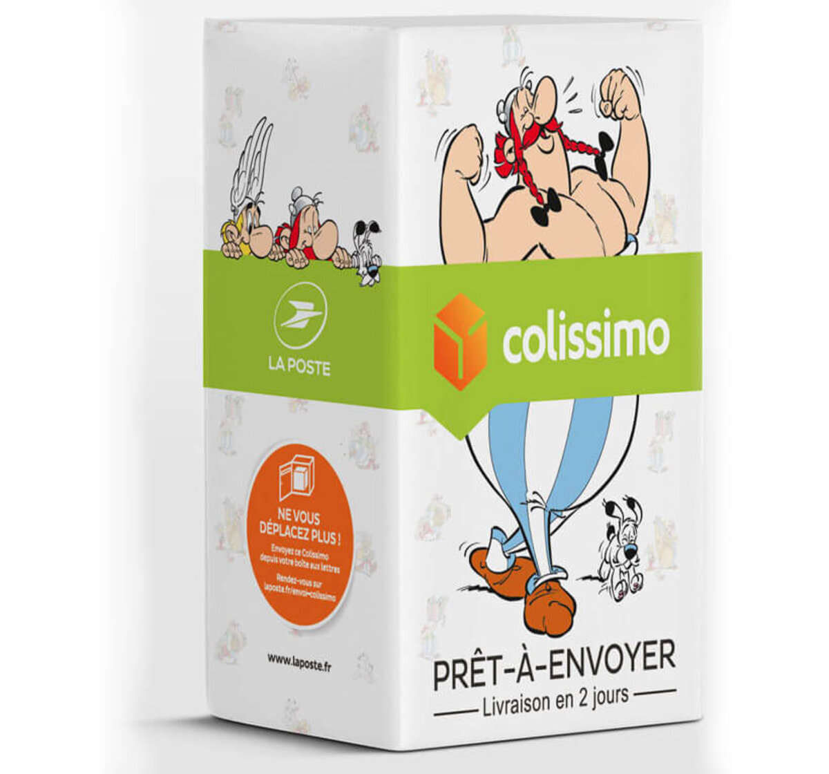 Colissimo PrêtàEnvoyer France Boîte de taille L 5 kg Edition limitée Obélix La Poste