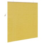 vidaXL Stores et Occultants avec des rideaux Jaune 150 x 160 cm Bambou