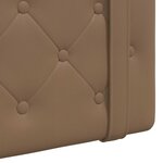 vidaXL Tête de lit suspendue Cappuccino Simili cuir