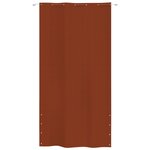 vidaXL Écran de balcon Terre cuite 140x240 cm Tissu Oxford