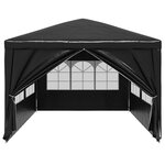 vidaXL Tente de réception 3x6 m Anthracite