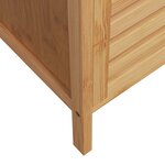 vidaXL Armoire de salle de bain avec étagère 36x33x87 cm bambou