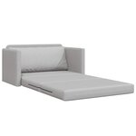vidaXL Canapé-Lit 110cm Gris nuage tissu