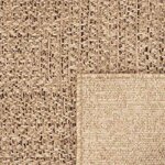 vidaXL Tapis ZIZUR beige 240x240 cm aspect de jute intérieur extérieur