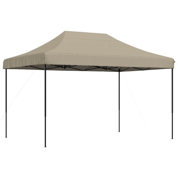 vidaXL Tente de fête Taupe 279 x 410 x 315 cm Tissu Oxford