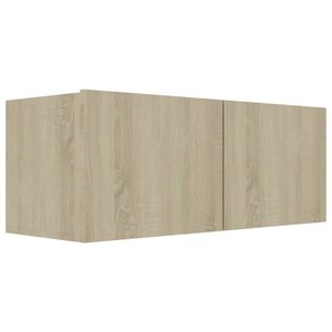 vidaXL Meuble TV Chêne sonoma 80x30x30 cm Bois d’ingénierie