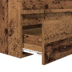 vidaXL Ensemble de mobilier de salle de bain 3 Pièces Bois ancien