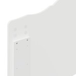 vidaXL Tête de lit Blanc Brillant 75 cm Bois d'ingénierie