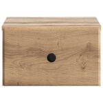 vidaXL Cabinet de chevet mural Chêne artisanal 34 5 x 33 x 20 cm