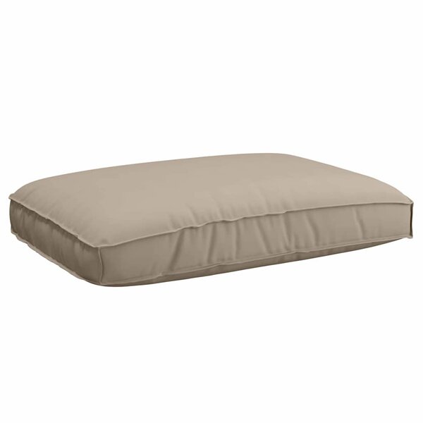 vidaXL Coussin pour assise de palette Taupe 120 x 80 x 12 cm