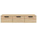 vidaXL Armoire murale Chêne sonoma 102x30x20 cm Bois d'ingénierie