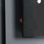 vidaXL Coffre-fort numérique Gris Foncé 31 x 35 x 50 cm Acier