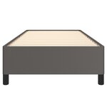 vidaXL Cadre de lit sans matelas gris 90x190 cm similicuir