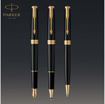 Parker sonnet stylo bille  noir  recharge noire pointe moyenne  coffret cadeau