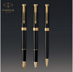 PARKER Sonnet Stylo bille  Noir  Recharge noire pointe moyenne  Coffret cadeau