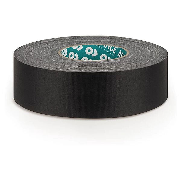 Ruban toile mate étanche noir advance 50 mm x 50 m (lot de 2)