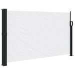 vidaXL Auvent latéral rétractable blanc 120x600 cm