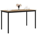 vidaXL Table de salle à manger / Table de repas Bois d'ingénierie