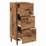 vidaXL Buffet Bois ancien 34 x 34 5 x 90 cm Bois d'ingénierie