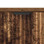 vidaXL Table de chevet Bois ancien 63 5 x 36 x 61 cm Bois d'ingénierie