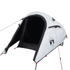 vidaXL Tente de camping tunnel 2 personnes tissu occultant imperméable