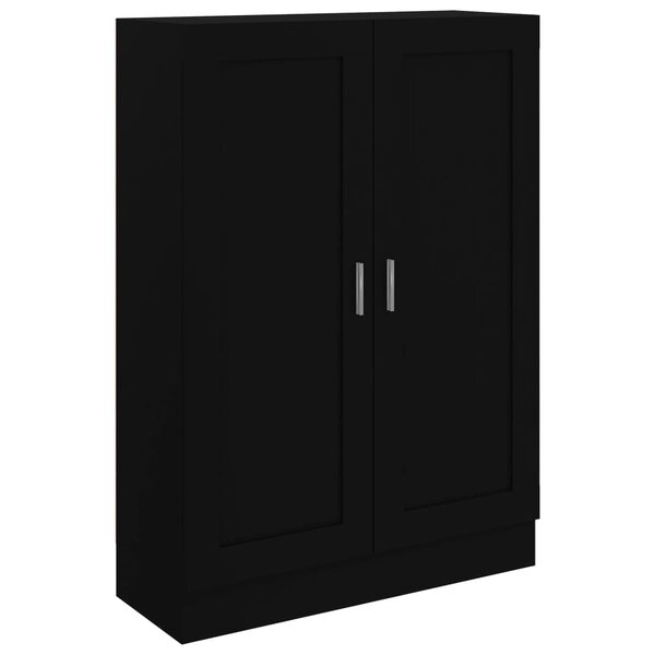 vidaXL Bibliothèque Noir 82 5x30 5x115 cm Bois d'ingénierie