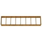 vidaXL Lit surélevé de jardin 360x80x40 cm acier corten