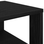 vidaXL Étagère à chaussures noir 61x32x105 cm bois d'ingénierie