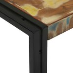 vidaXL Table basse 2 Pièces Multicolore bois de récupération massif