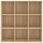 vidaXL Bibliothèque chêne sonoma 98x29x97 5 cm bois d'ingénierie