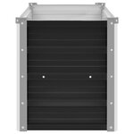 vidaXL Lit surélevé de jardin Anthracite 100x40x45 cm Acier galvanisé